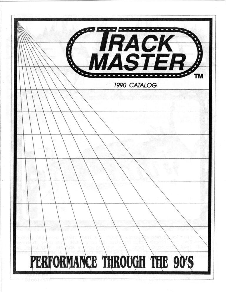 Track Master Catalog Page 1